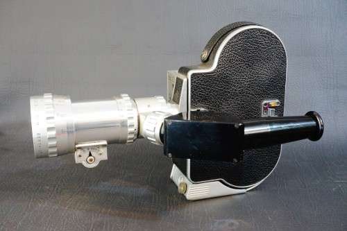Paillard Bolex 16mm Cine Camera with Angenieux Lens **Spares/Repair or Display**