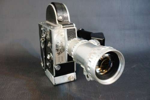 Paillard Bolex 16mm Cine Camera with Angenieux Lens **Spares/Repair or Display**