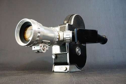 Paillard Bolex 16mm Cine Camera with Angenieux Lens **Spares/Repair or Display**