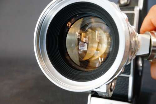 Paillard Bolex 16mm Cine Camera with Angenieux Lens **Spares/Repair or Display**