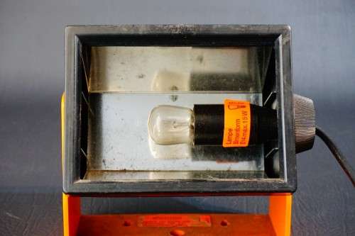 Hama Darkroom Lamp Orange Dark Room Safety Light with additional filter inserts  **Good Condition**