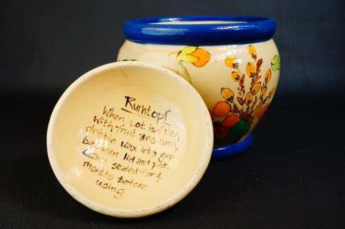 Jan du Toit | Hand made Pottery Rumtopf **Great Condition**
