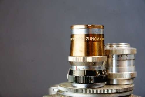 Emel 8mm Double Film Cine Movie Camera with Zunow and Som Berthiot Lenses  **Great Condition**