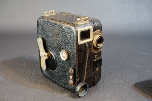 Pathe Motocamera 9.5 mm Movie Camera with Zeiss Triotar 20mm F2.9 Lens **Good Condition**