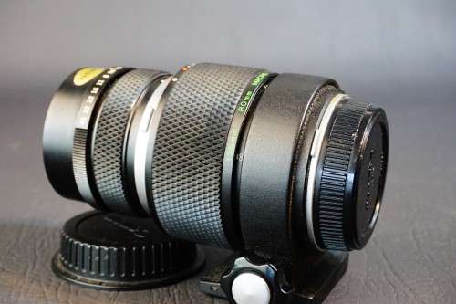 Olympus Auto-Macro MC 135mm F4.5 Lens with Variable Extension Tube OM Mount