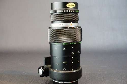 Olympus Auto-Macro MC 135mm F4.5 Lens with Variable Extension Tube OM Mount