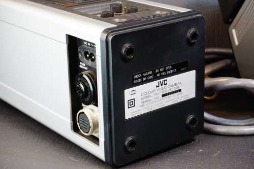 1978 JVC GC-3300E Vidicon Tube Colour Camera with Rokkor 12.5-75mm F1.8 Lens