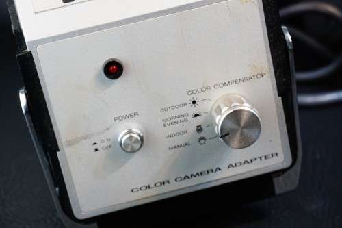 1978 JVC GC-3300E Vidicon Tube Colour Camera with Rokkor 12.5-75mm F1.8 Lens