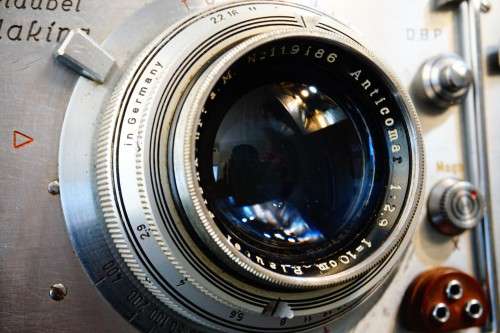 Plaubel Makina IIIR 120 Rangefinder Camera with Anticomar 100mm F2.9 Lens, 6x6 and 6x9 Film Backs