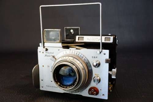 Plaubel Makina IIIR 120 Rangefinder Camera with Anticomar 100mm F2.9 Lens, 6x6 and 6x9 Film Backs