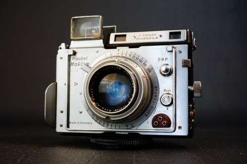 Plaubel Makina IIIR 120 Rangefinder Camera with Anticomar 100mm F2.9 Lens, 6x6 and 6x9 Film Backs