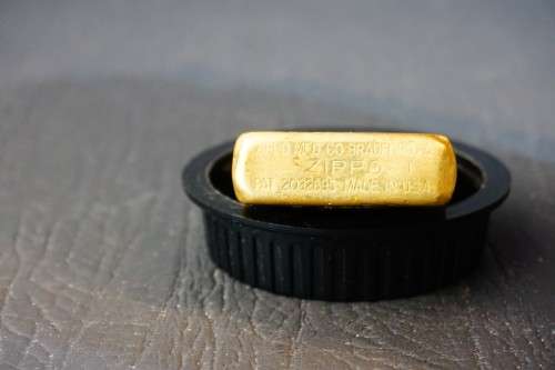 **1985 Repro** Zippo Lighter Bradford PA Made In USA PAT.2032695 5 Lug 1937-1950  **Good Condition**