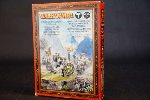 Warhammer Dwarf Ironbreakers Command NIB Metal - Rare OOP Games Workshop Citadel **Excellent**
