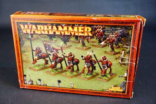 Warhammer Fantasy Beastmen Chaos Centigors NIB Metal - Rare OOP Games Workshop Citadel