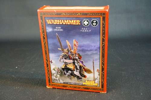 Warhammer Empire Hero Kurt Helborg OldHammer NIB Metal - Rare OOP Games Workshop Citadel