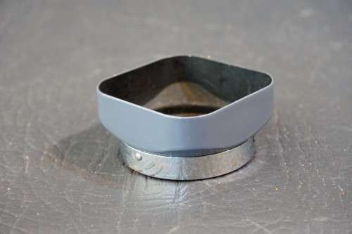 Rare Grey Yashica Bay 1 TLR Metal Lens Hood with Carrying Case and Yashica Filter **Good Condition**