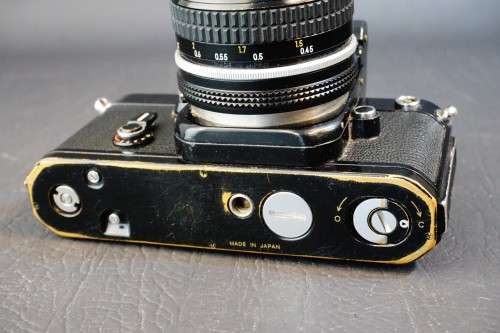 Black Nikon F2A Photomic 35mm SLR with Nikon 50mm F2 Lens  **Good Condition**