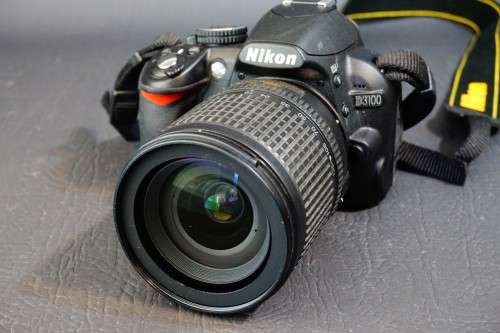 Nikon D3100 14.2MP DSLR Camera with Nikkor 18-135mm F3.5-5.6G IF-ED Lens and 2 Batteries