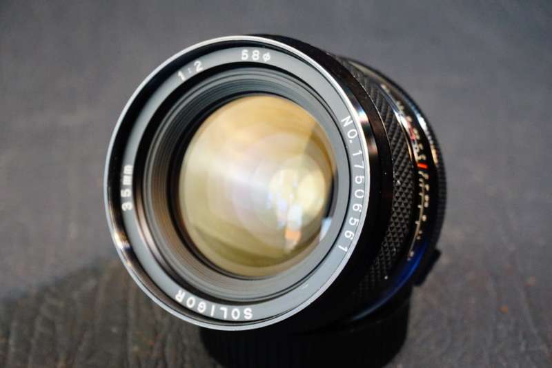 **Fast Wide** Soligor 35mm F2 Lens in Olympus OM Mount  **Great Condition**