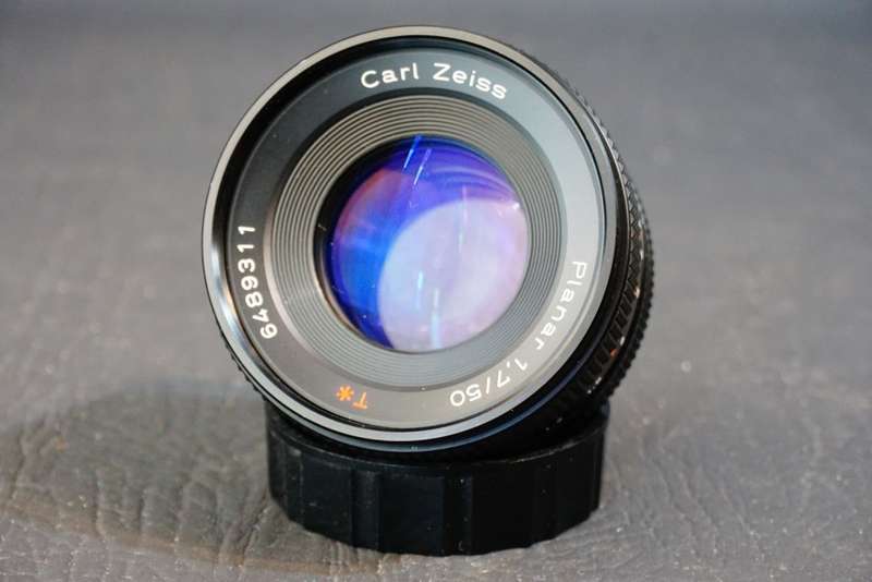 Carl Zeiss Planar T* 50mm F1.7 Lens in Contax CY Mount **Excellent Condition**