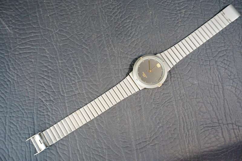 Rare Vintage Honda F1 Racing Titanium Mens Quartz Watch 33mm Made in Japan **Excellent Condition**
