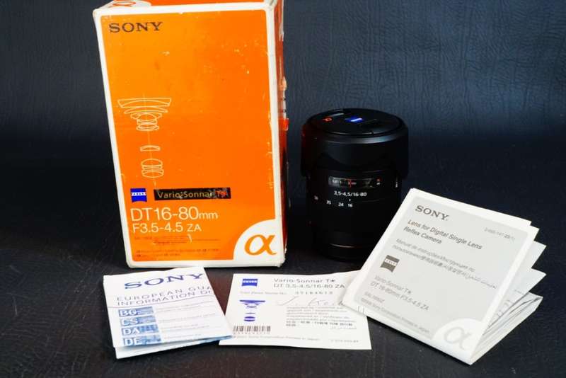 Sony Carl Zeiss Vario-Sonnar DT T* 16-80mm F3.5-4.5 SAL1680Z Alpha A-Mount  **Excellent Condition**