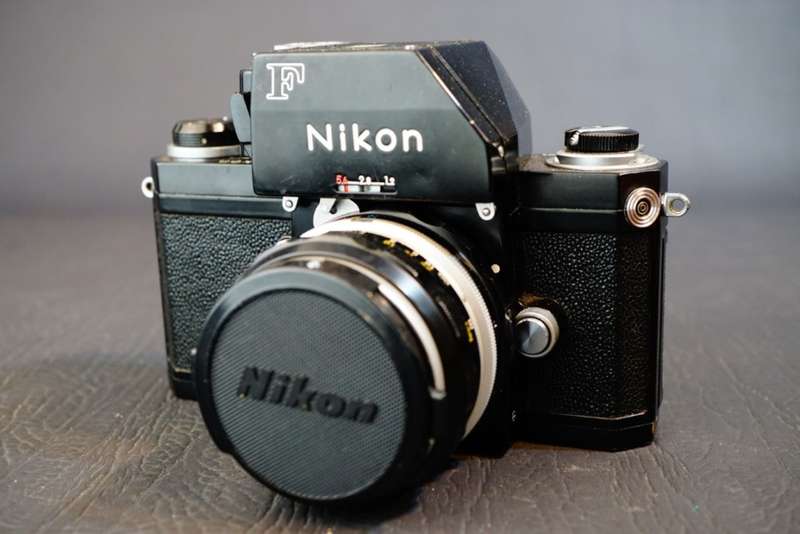 **Black Paint** Nikon F Photomic FTN 35mm SLR with Nikkor 50mm F2 Lens **Excellent Condition**