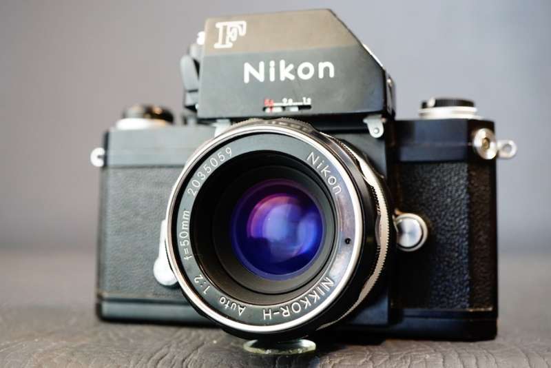 **Black Paint** Nikon F Photomic FTN 35mm SLR with Nikkor 50mm F2 Lens **Excellent Condition**