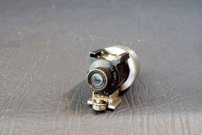 Leica Leitz VIDOM Black Nickel Universal View Finder 3.5cm 5cm 7.3cm 9cm 10.5cm **Great Condition**