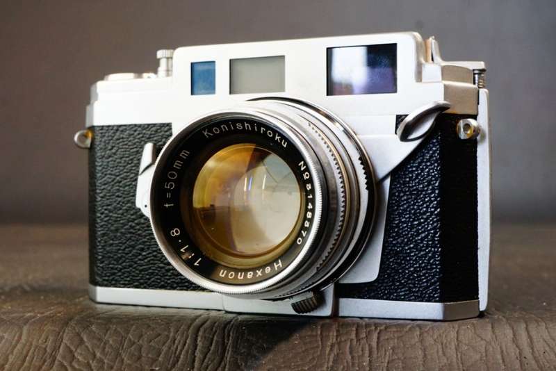 Konica IIIA 35mm Rangefinder Film Camera with a Hexanon 50mm F1.8 Lens **Excellent Condition**