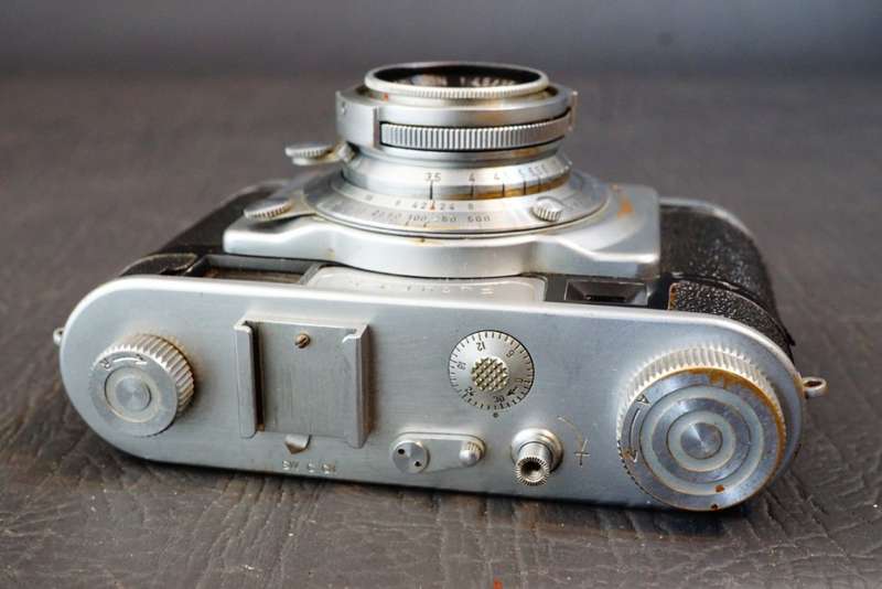 **RARE** Futura S 35mm Rangefinder Camera with Ampligon 35mm F4.5 Lens   **Great Condition**