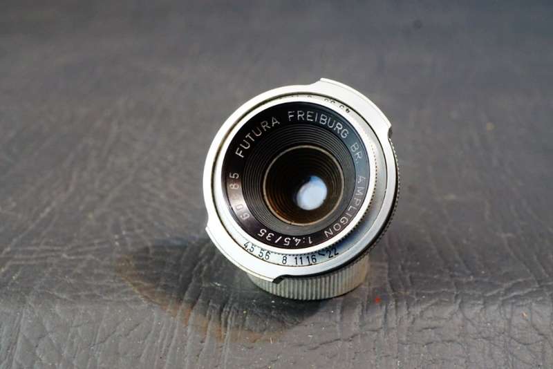 **RARE** Futura S 35mm Rangefinder Camera with Ampligon 35mm F4.5 Lens   **Great Condition**