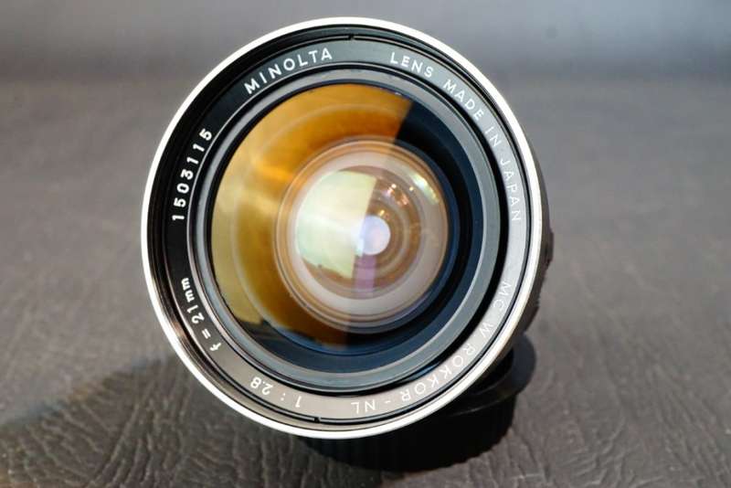 Minolta MC W Rokkor NL 21mm F2.8 Lens in Minolta MD Mount  **Excellent Condition**