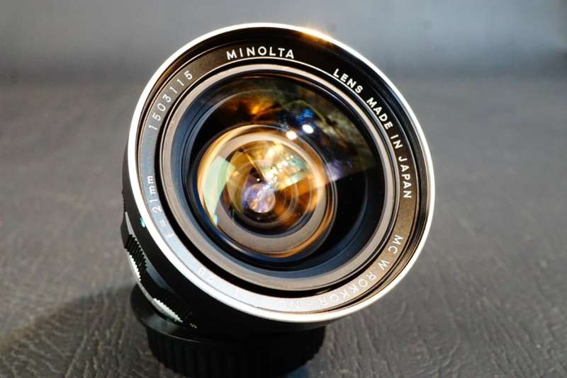 Minolta MC W Rokkor NL 21mm F2.8 Lens in Minolta MD Mount  **Excellent Condition**