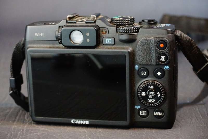 Canon G PowerShot G16 12.1MP Black Compact Digital Camera **Working, PLEASE READ**