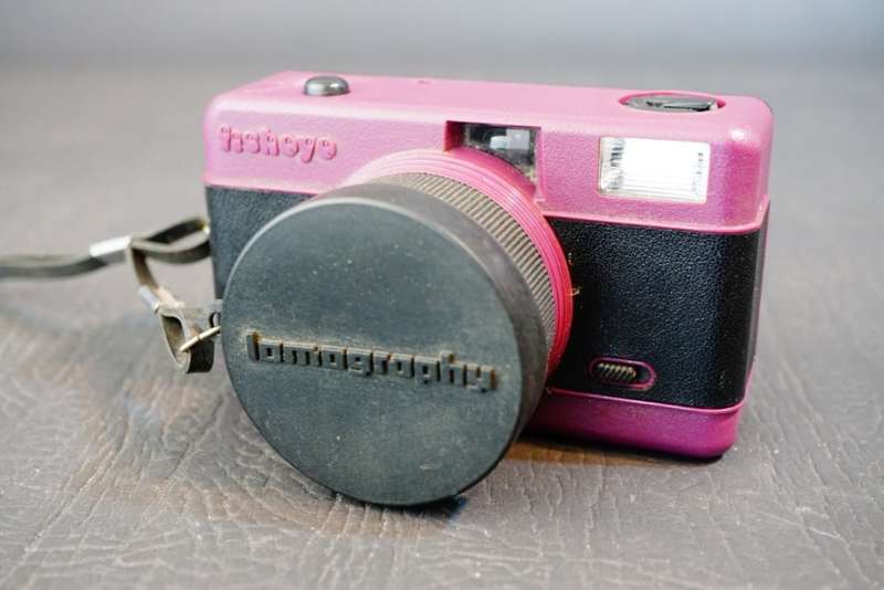 Lomography Fisheye One 35mm Camera (Purple)