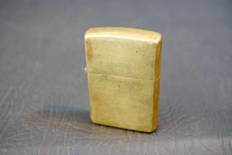 Zippo Brass Lighter Bradford PA Made In USA  **Good Condition**
