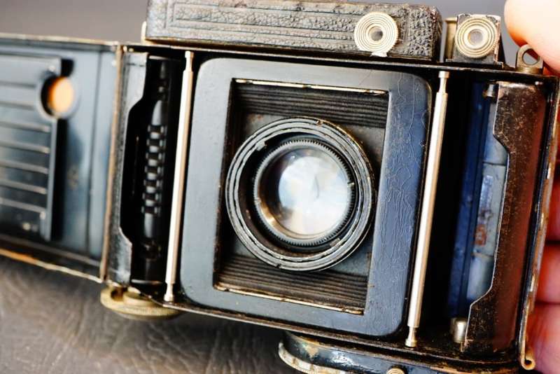 Plaubel Roll-Op II 645 120 Rangefinder Camera with Anticomar 75mm F2.8 Lens  **Well Used, Working**