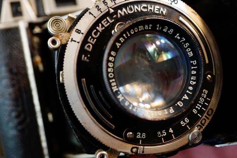 Plaubel Roll-Op II 645 120 Rangefinder Camera with Anticomar 75mm F2.8 Lens  **Well Used, Working**