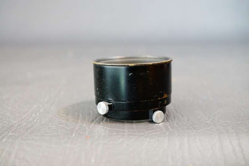 Leica FIKUS/12530 Ernst Leitz Wetzlar Elmar 5cm 9cm 13,5cm Variable Lens Hood   **Great Condition**
