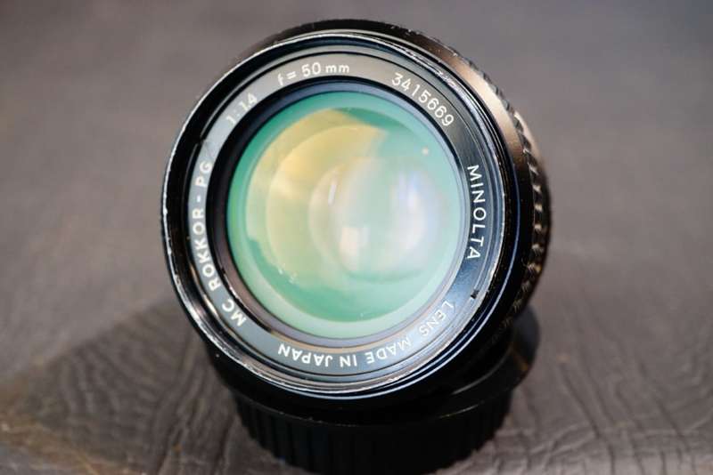 **Bokeh Legend** Minolta MC Rokkor PG 50mm F1.4 in Minolta MD Mount  **Good Condition**