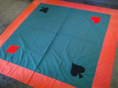 Card tablecloth