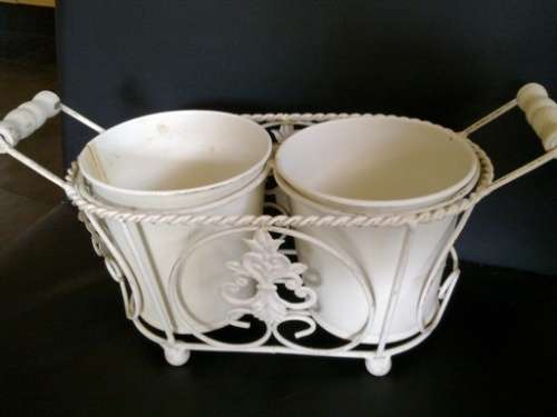 Decorative herb / plant container