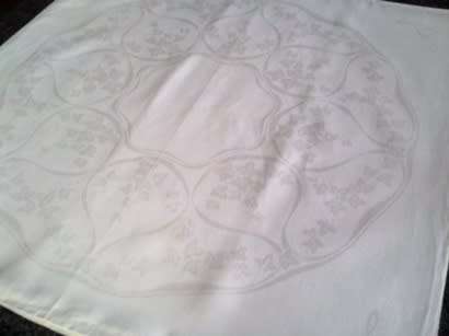 Twelve extra large vintage Damask linen dinner serviettes