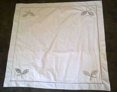 Large cotton continental pillowcase
