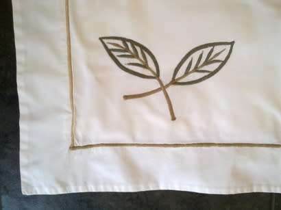 Large cotton continental pillowcase