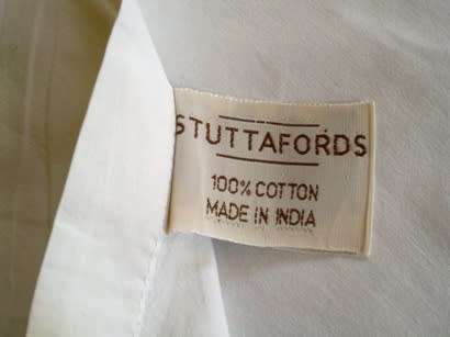 Large cotton continental pillowcase