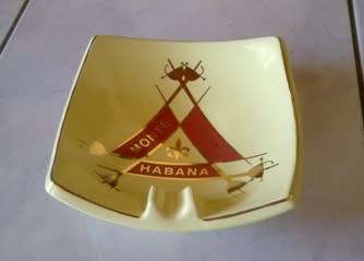 Monte Cristo ceramic cigar ashtray