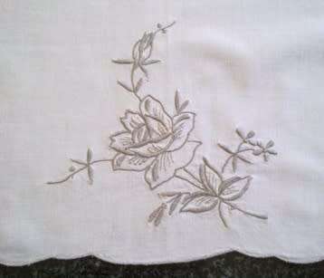 Vintage cotton guest hand towel