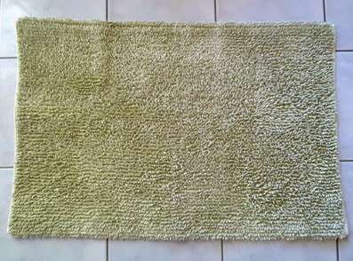 Woolworths cotton textured bathmat fresh green 60 x 85cm